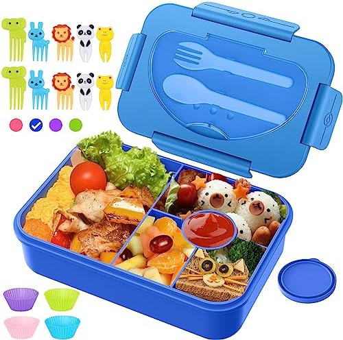 Lonchera Para Niños, Caja Bento, Lonchera Bento De 45.6 Fl O