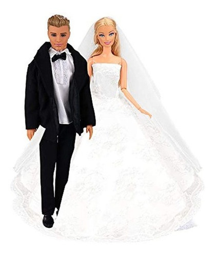 Vestido De Boda Blanco Para Barbie Un Traje Formal Para Ken