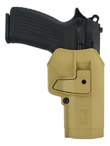 Pistolera Polimero Nivel 2 Coyote Glock 17-22-31 Gen 1
