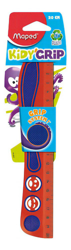 Regla Maped Kidy Grip X 20cm. Bl