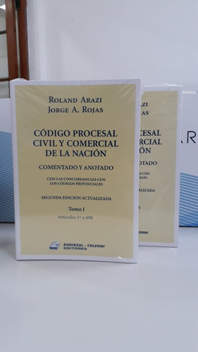 Código Procesal Civil Y Comercial De La Nación - Arazi Rojas