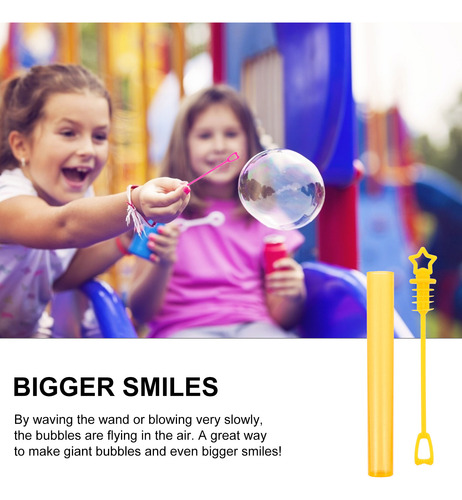 Juego De 20 Botellas Bubble Wand Botellas Bubble Solution Pa