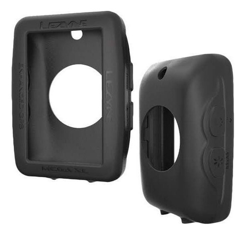 Funda de silicona para GPS Lezyne Mega XL, color negro