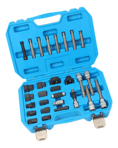 Conjunto De Ferramentas Para Remoção Da Polia Do Alternador,