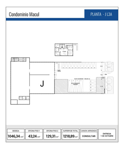 Bodega, Oficinas, Patio Excl 2090 M2 Entre Macul P. Valdivia