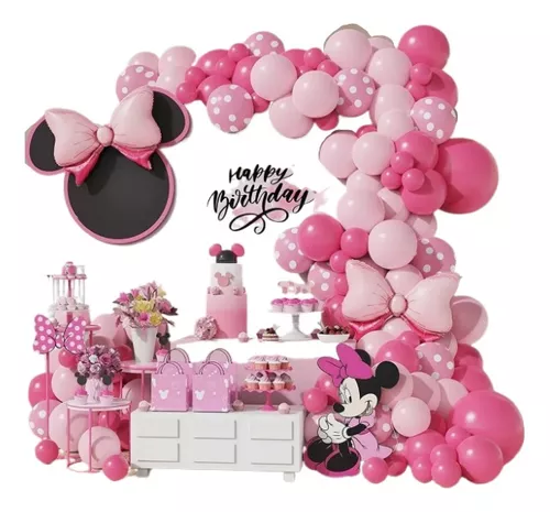 Kit Casa Mickey Minnie Mouse Cumpleaños Decoracion Piñatax12