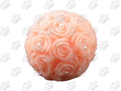 Imagem 4 de 4 de Forma De Silicone Esfera Com Rosas G Ib-811 / S-440