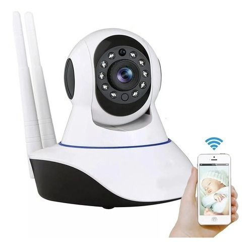 Camara Seguridad Ip Wifi Hd Motorizada Vision Nocturna 360º