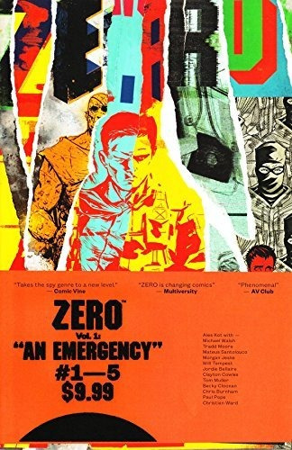 Zero Volume 1 An Emergency Tp (zero 1), De Kot, Ales. Editorial Image Comics, Tapa Blanda En Inglés, 2014
