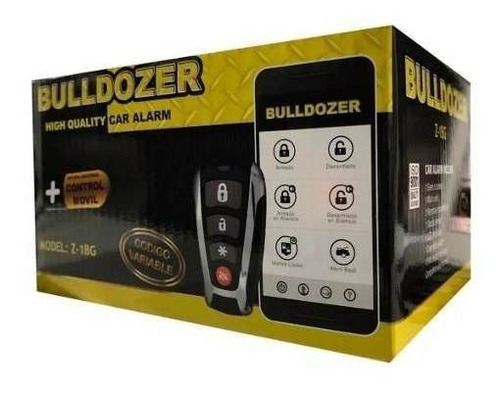 Alarma Auto Bulldozer + Antena Bluetooth
