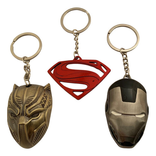 Regalo Superhéroe Marvel Dc Batman Superman Llavero