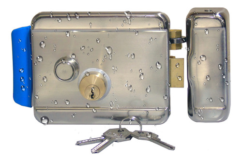 Kit Control De Acceso Chapa Ip53 10 Tarjetas Botón Y Fuente