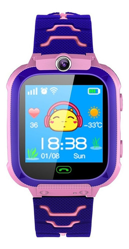 Crianças Smartwatch Sim Card Gps Tracking Voice C