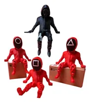 Comprar Juego Del Calamar Juguetes Articulados 3d Squid Game Figuras
