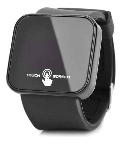 Reloj Led De 1.8 PuLG Touch Screen - Negro Watch