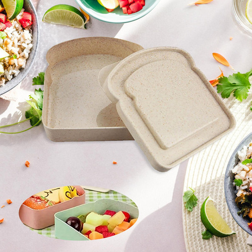 X Bento Lunch Box Sandwich Toast Bento Box Para Cenar Fuera