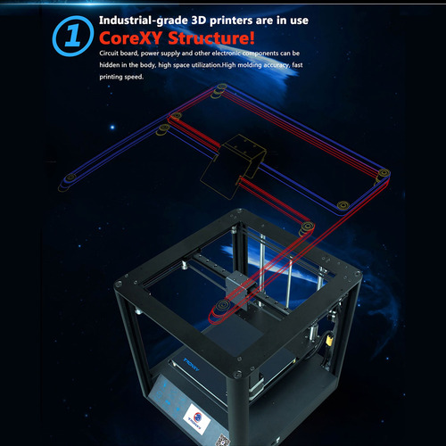 Tronxy D01 Alta Precisión Impresora 3d Silencioso Placa Base