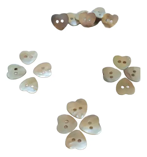 comprar Botones De Nacar Corazón  T11mm