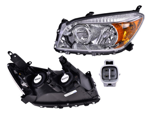 Faro C/garantía Izq O Der Depo Toyota Rav4 2006 - 2008