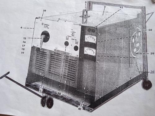 Equipo De Soldadura Westinghouse LG-400 208/230/460 Volt 60.