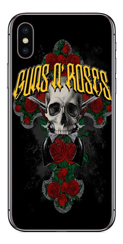 Funda Para iPhone Varios Diseños Tpu Guns N´ Roses