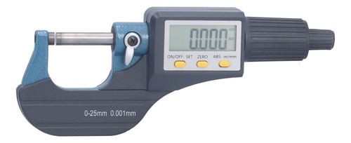 Micrómetro Digital Para Exteriores 0.001mm En Caja 25mm
