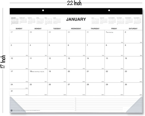 Calendario Anual De Sobremesa 2023 Con Agujeros Para CoLG...