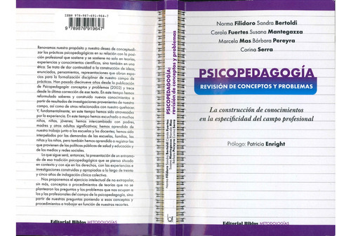 Psicopedagogia Revision De Conceptos Y Problemas - Filidoro