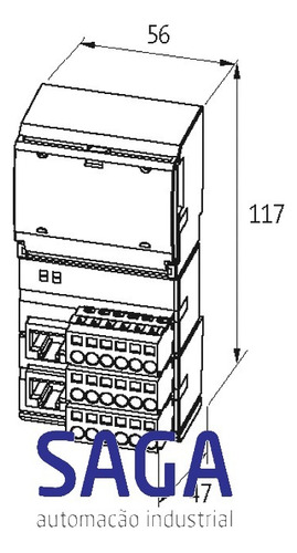 Modulo Cube20 Ethernet/ip Node 8ed Me56005