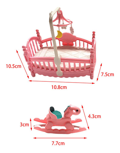6 Juego De Casa De Muñecas Accesorios De Decoración De