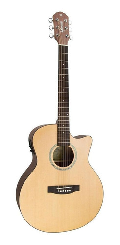 Imagem 1 de 2 de Violão eletroacústica Giannini Performance GSF-3 CEQ para destros natural satin madeira técnica verniz fosco