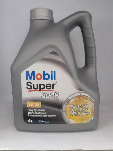 Aceite Motor Mobil 5w-30 Super 3000 Xe Gasolina Diésel 4l