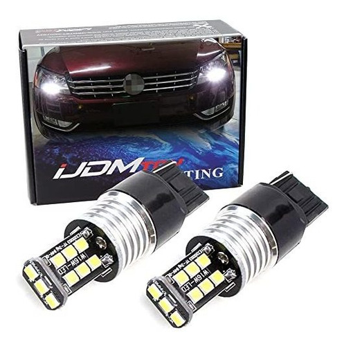 Ijdmtoy - 2 Bombillas Led Cree Hid Blancas Sin Errores, Comp