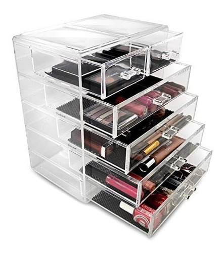 Organizador De Maquillaje Alhajero Acrílico Sorbus 6 Cajones