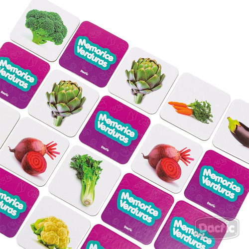 Juego Memorice Verduras Dactic