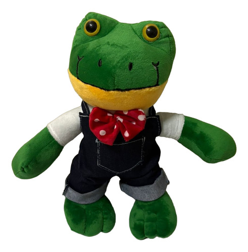 Rana Rene - Rhenné Con Overol Peluche 30cm De Lara Campos Verde