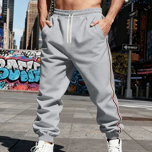 -pantalón Deportivo Hombre Suelto Simple Retro Pantalones