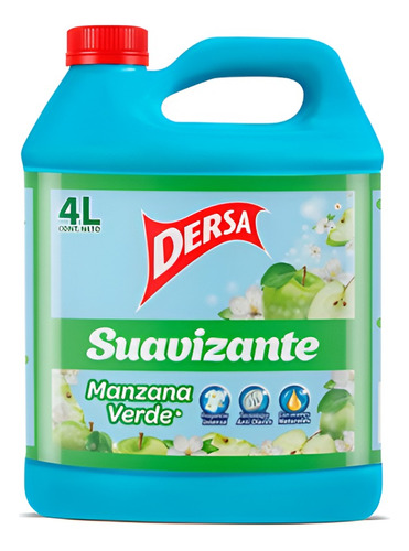 Suavizante Dersa Manzana Verde 4 Litros - L a $6975