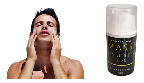 Protector Solar Facial Para Hombre Spf50 50ml Efecto Mate
