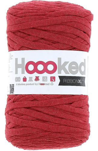 Hoooked Ribbon Xl Yarn-lipstick Rojo