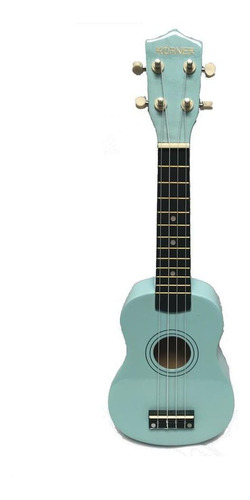 Ukelele Soprano Color Celeste Con Funda