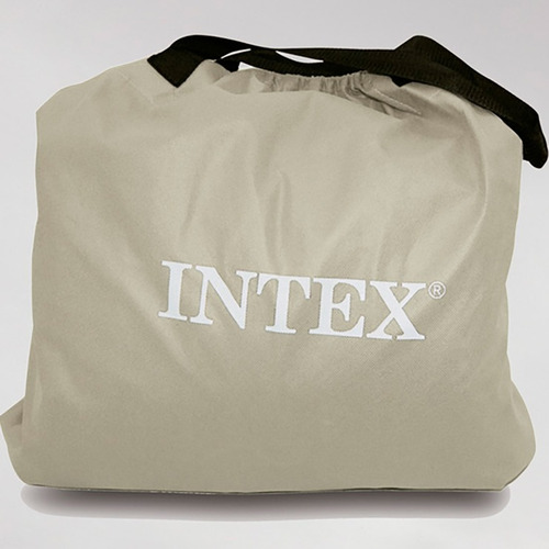 Colchon Inflable Intex Doble Altura Queen Size Con Bomba1