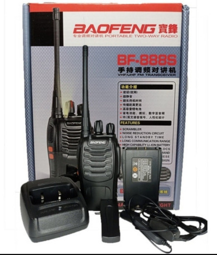 Radio Portátil Baofeng 888s Uhf 400-470 Mhz 