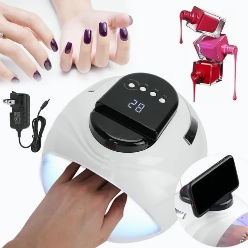 Esmalte De Gel Lampara Led Uñas 168w Uv Secador De Uñas
