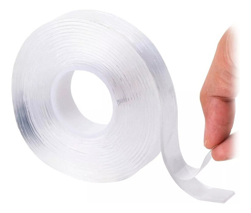 Cinta Adhesiva Mágica Nano Tape 2 M Doble Faz Reutilizable 