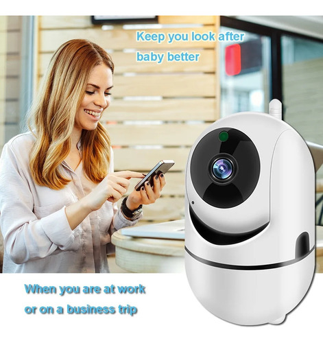 Cámara Ip Wifi Ycc365 Plus, Monitor De Bebé Para Interiores.