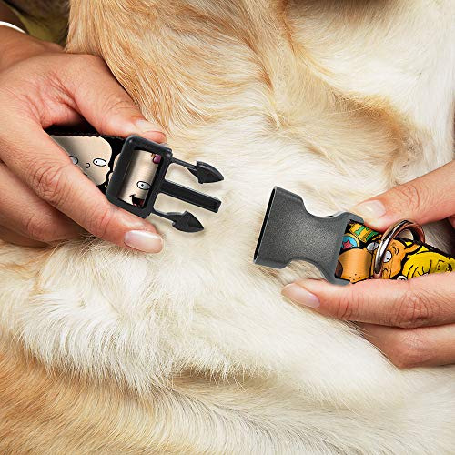 Collar Para Perro Rugrats 9-15puLG Dc-bksr-wrr001-1.0-s