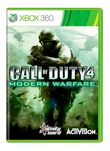 Jogo Call Of Duty 4 Modern Warfare - Xbox 360 Mídia Física