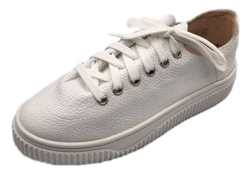 Tenis color piel hot sale
