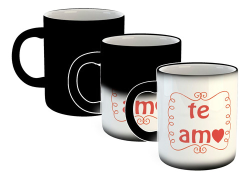 Taza Magica Frase Te Amo Love Enamorado Cariño Amor